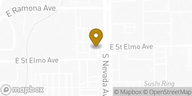 Map showing the location of Amazon Locker - Viscosity in Colorado Springs, CO 80905