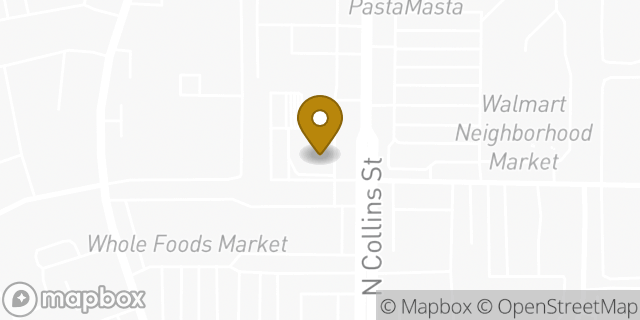 Map showing the location of Starbucks in Arlington, TX 76011