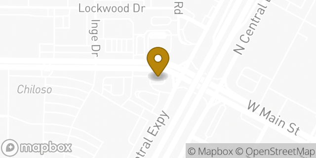 Map showing the location of Starbucks in Richardson, TX 75080