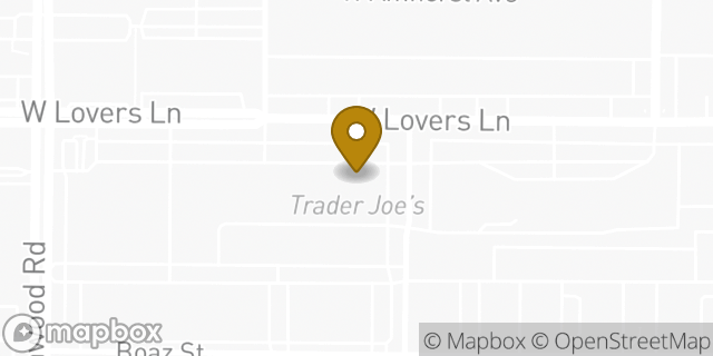 Map showing the location of Trader Joes in Dallas, TX 75209