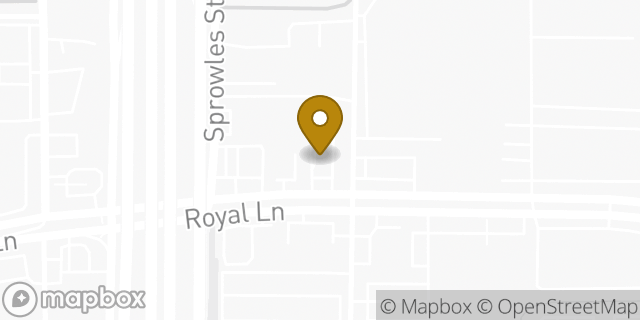 Map showing the location of McDonald's in Dallas, TX 75229