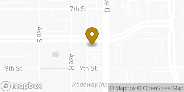 Map showing the location of Amazon Locker - Skagit in Lubbock, TX 79401