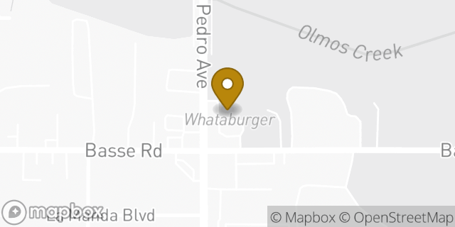 Map showing the location of Whataburger in San Antonio, TX 78212