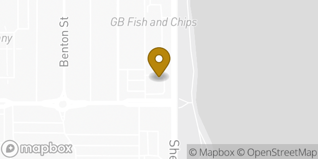 Map showing the location of Dunkin' in Edgewater, CO 80214