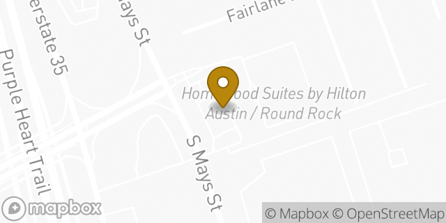 Map showing the location of QuikTrip in Round Rock, TX 78664