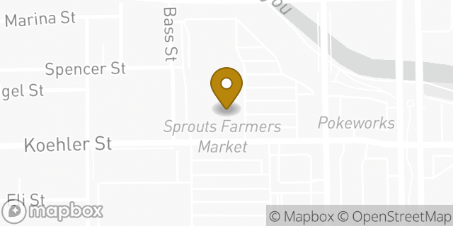 Map showing the location of Sprouts Farmers Market in Houston, TX 77007