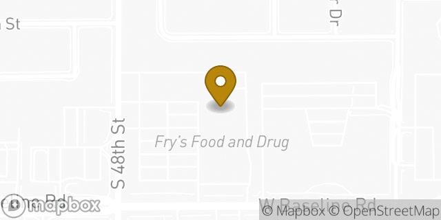 Map showing the location of Coinme in Tempe, AZ 85283