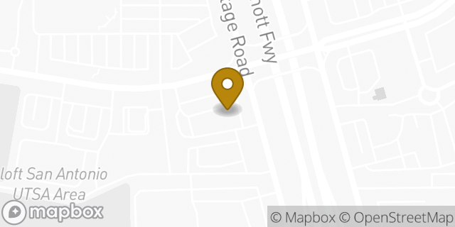 Map showing the location of Subway in San Antonio, TX 78249