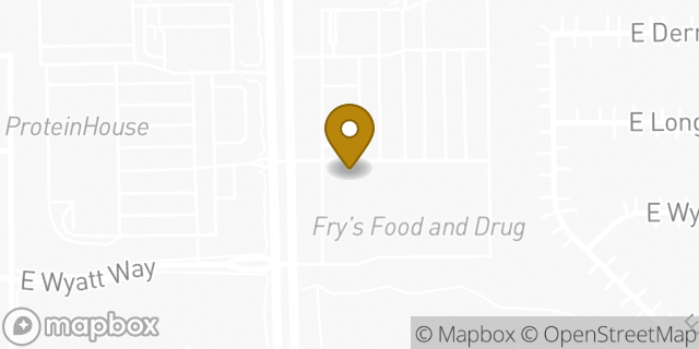 Map showing the location of The UPS Store in Gilbert, AZ 85297