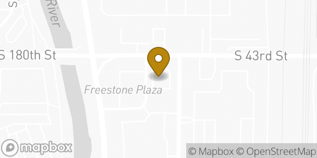 Map showing the location of Starbucks in Kent, WA 98032