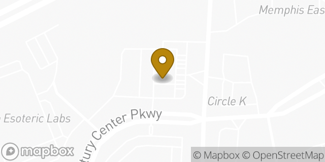 Map showing the location of Amazon Locker - Boxer in MEMPHIS, TN 38134