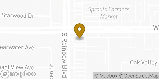 Map showing the location of Starbucks in Las Vegas, NV 89103