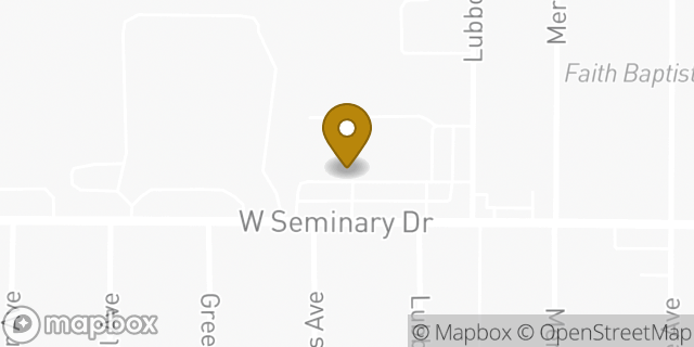 Map showing the location of Amazon Locker - Pierdomenico in Ft Worth, TX 76133