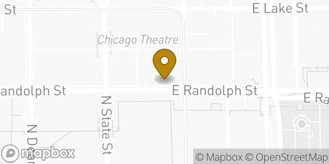 Map showing the location of Amazon Locker - Myriad in Chicago, IL 60601