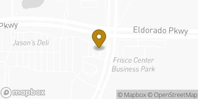 Map showing the location of Sonic Drive In in Frisco, TX 75033