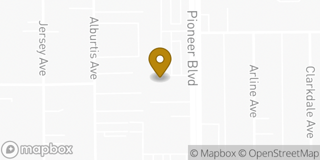 Map showing the location of The UPS Store in Artesia, CA 90701