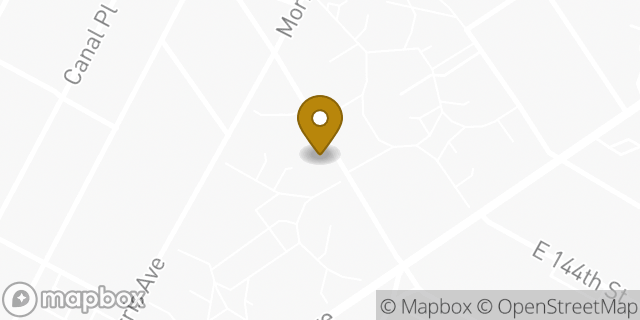 Map showing the location of Amazon Locker - Pintail in Bronx, NY 10451