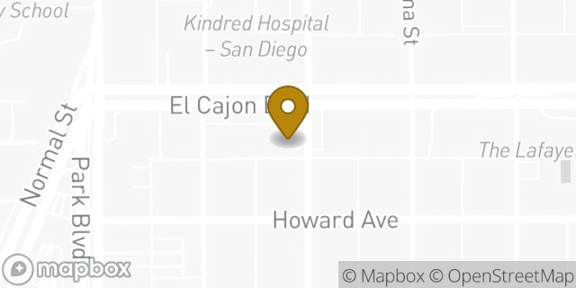 Map showing the location of ATM 7ELEVEN-FCTI in San Diego, CA 92104