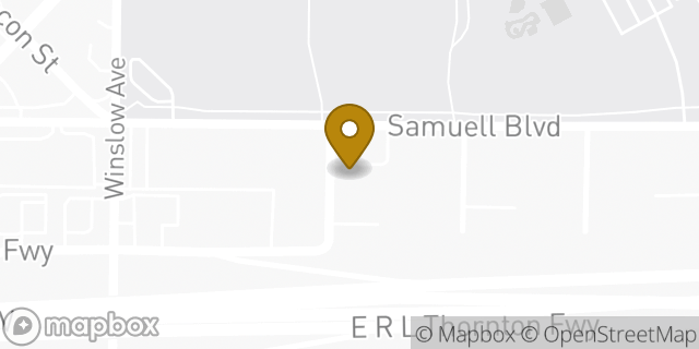 Map showing the location of Amazon Locker - Mauricia in Dallas, TX 75223