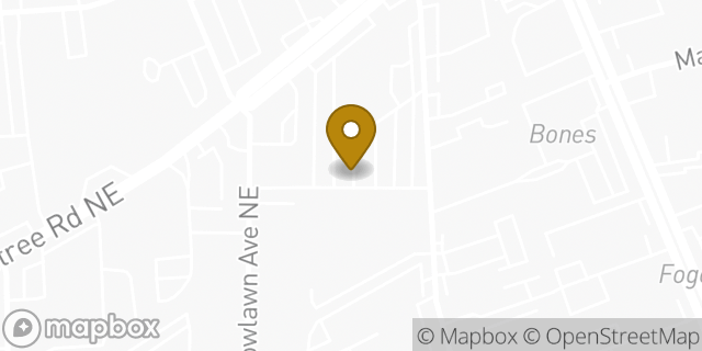 Map showing the location of Aldi in Atlanta, GA 30305
