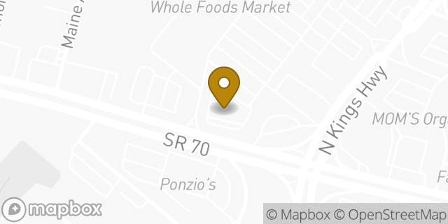 Map showing the location of Bank of America in Cherry Hill, NJ 08002