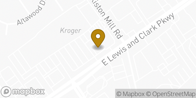 Map showing the location of Papa Johns Pizza in Clarksville, IN 47129