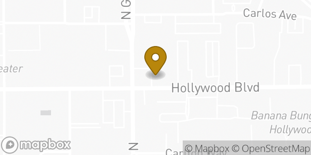Map showing the location of Subway in Los Angeles, CA 90028