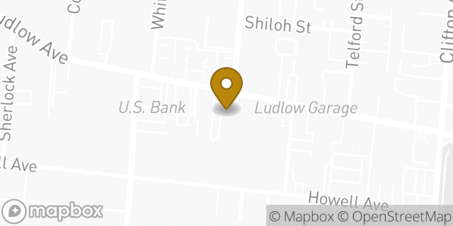 Map showing the location of CVS Pharmacy in Cincinnati, OH 45220