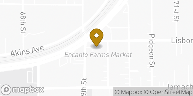 Map showing the location of Amazon Locker - Tenor in San Diego, CA 92114