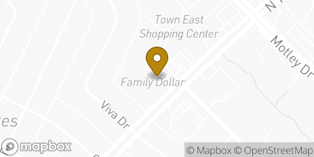 Map showing the location of Amazon Locker - Offer in Mesquite, TX 75150
