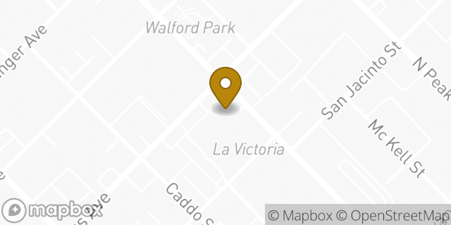 Map showing the location of Amazon Locker - Choux in Dallas, TX 75204
