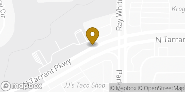 Map showing the location of ATM Kroger in Fort Worth, TX 76244