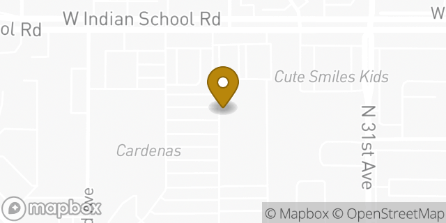 Map showing the location of Amazon Locker - Sophistication in Phoenix, AZ 85017