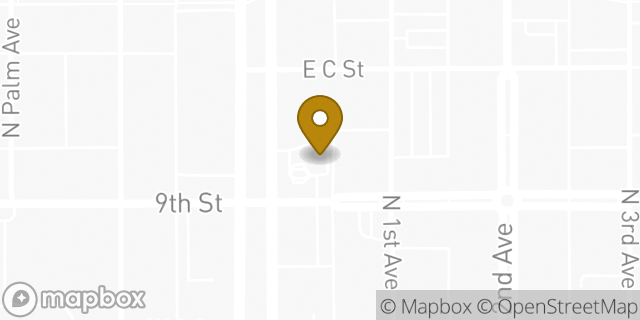 Map showing the location of Amazon Locker - Sakas in Upland, CA 91786
