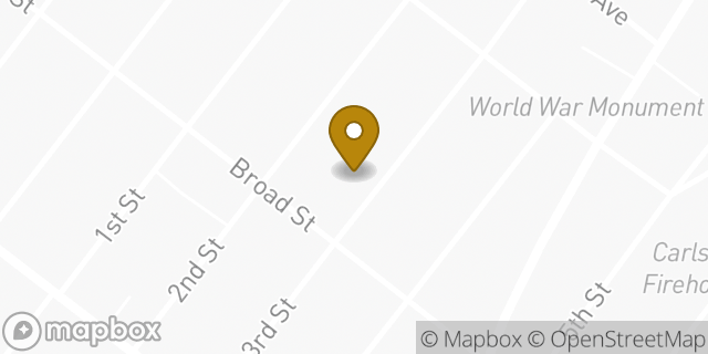 Map showing the location of American Legion Post 69 in Carlstadt, NJ 07072