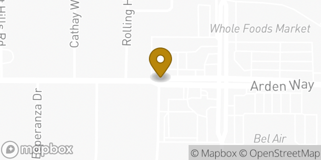 Map showing the location of Walgreens in Sacramento, CA