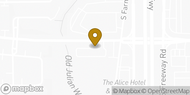 Map showing the location of Super 8 in Tucson, AZ 85713