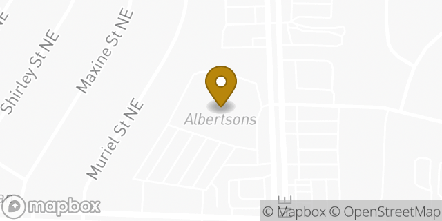 Map showing the location of Coinme in Albuquerque, NM 87112