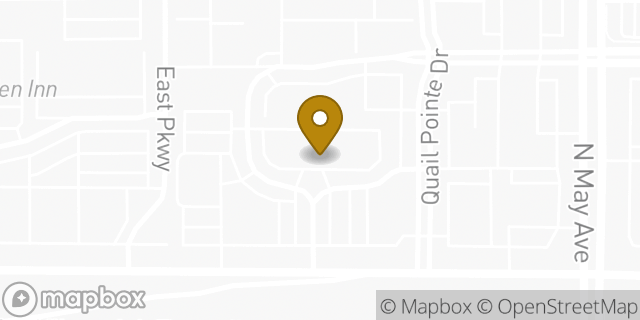 Map showing the location of La Quinta Inn & Suites in Oklahoma City, OK 73134