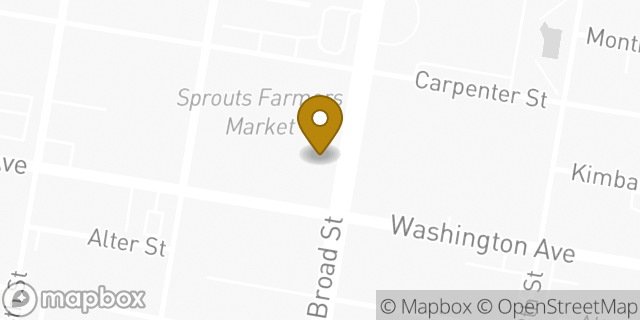 Map showing the location of Chipotle Mexican Grill in Philadelphia, PA 19146