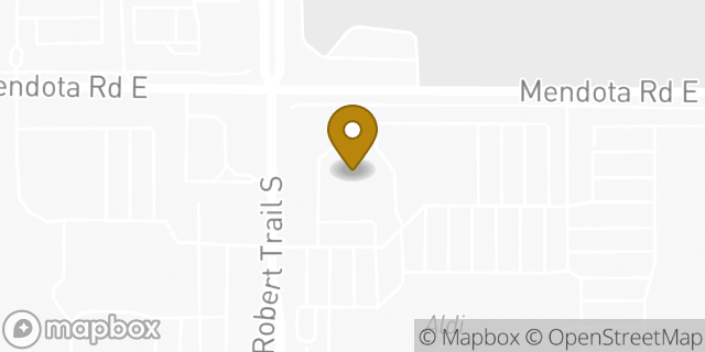 Map showing the location of ATM Walgreens in Inner Grove Heights, MN