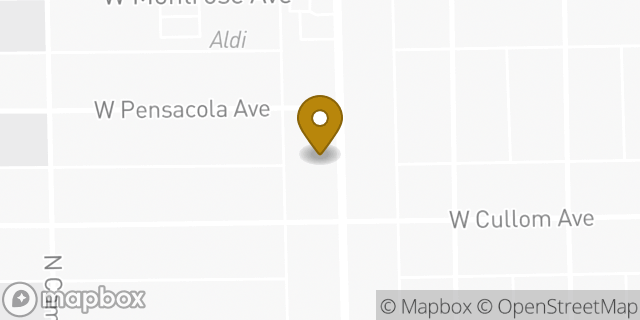 Map showing the location of Enterprise Rent-A-Car in Chicago, IL 60618
