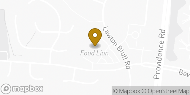 Map showing the location of Food Lion in Charlotte, NC 28226