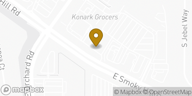 Map showing the location of Safeway Fuel Station in Aurora, CO 80015