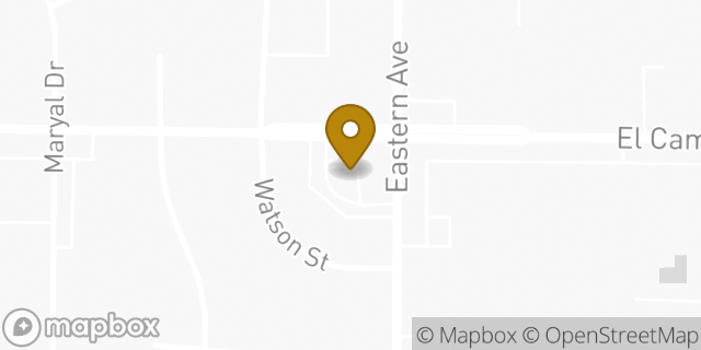 Map showing the location of El Camino in Sacramento, CA 95821