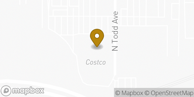 Map showing the location of ATM Costco in Azusa, CA 91702