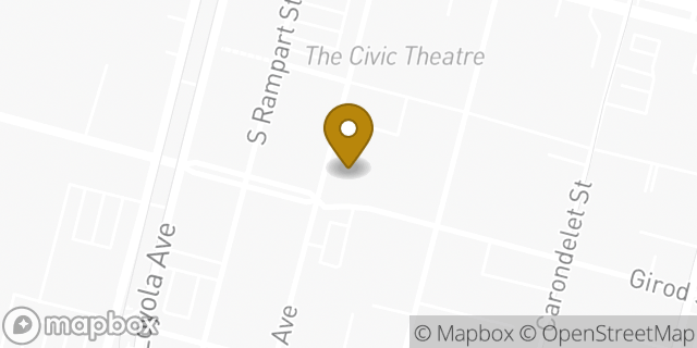 Map showing the location of ATM CVS in New Orleans, LA