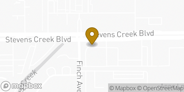 Map showing the location of Cupertino in Cupertino, CA 95014