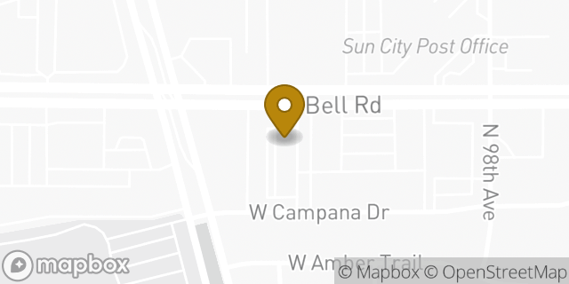 Map showing the location of Enterprise Rent-A-Car in Sun City, AZ 85351