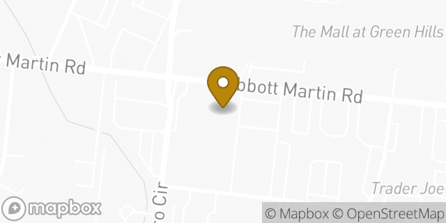 Map showing the location of ATM Kroger in Nashville, TN 37215